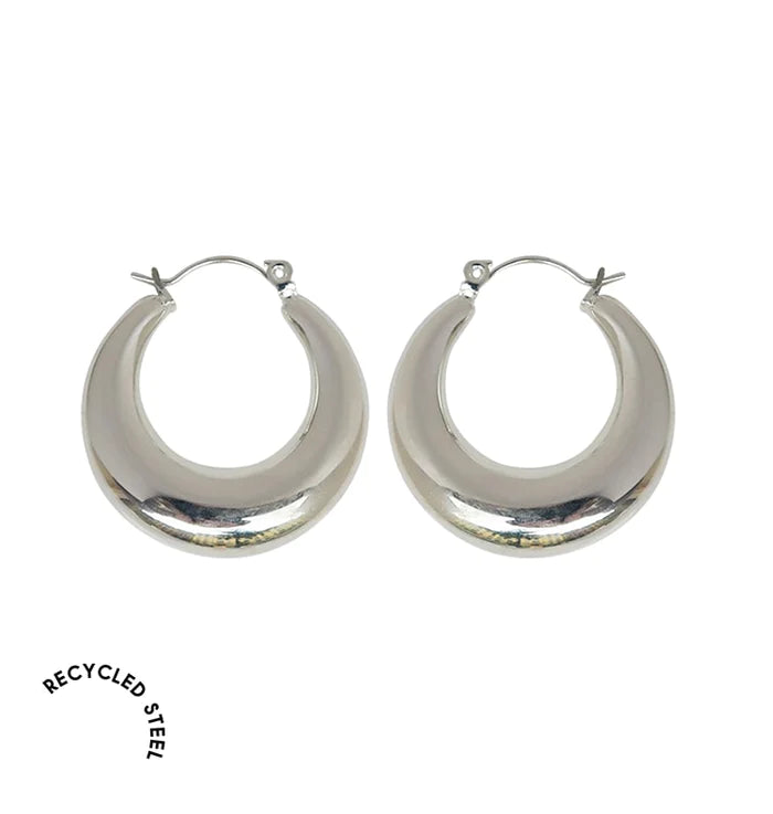 Polly Hoops - Silver