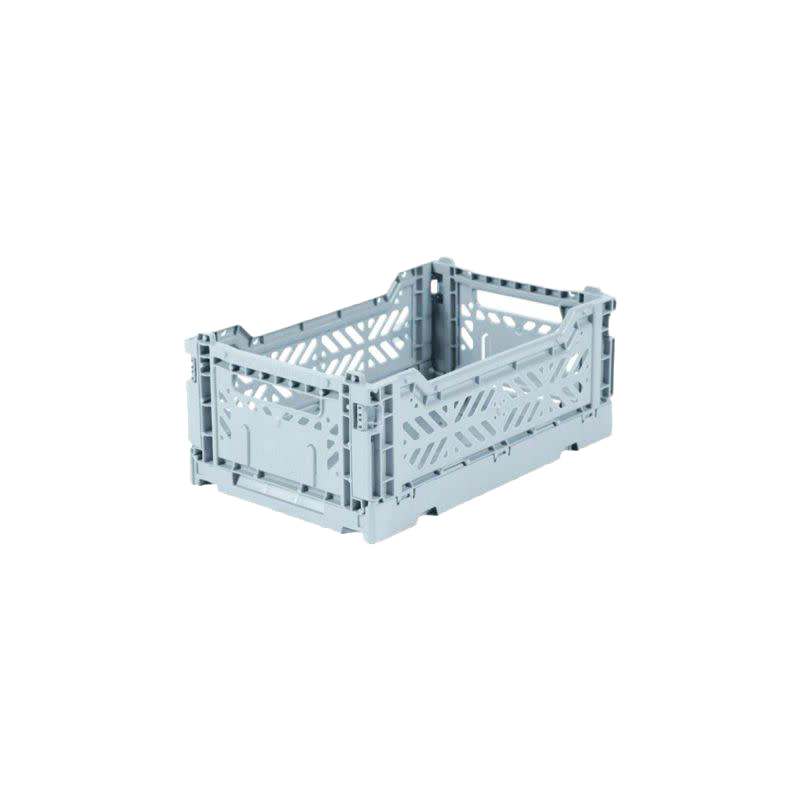 Mini Foldable Crate - Pale Blue