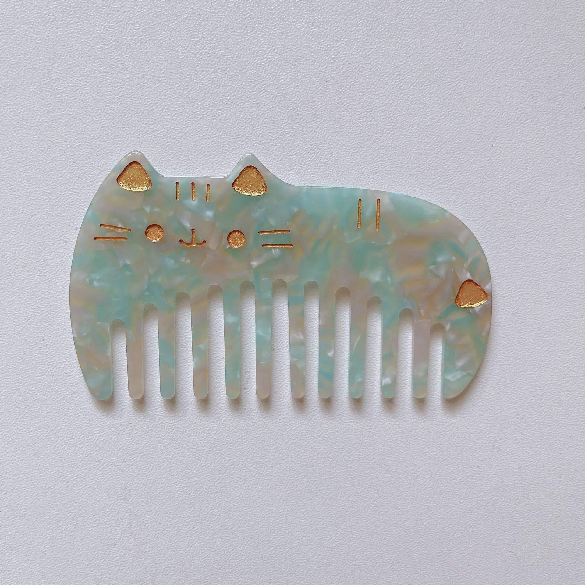 Cute Cat Wide Tooth Comb - Eco-Friendly