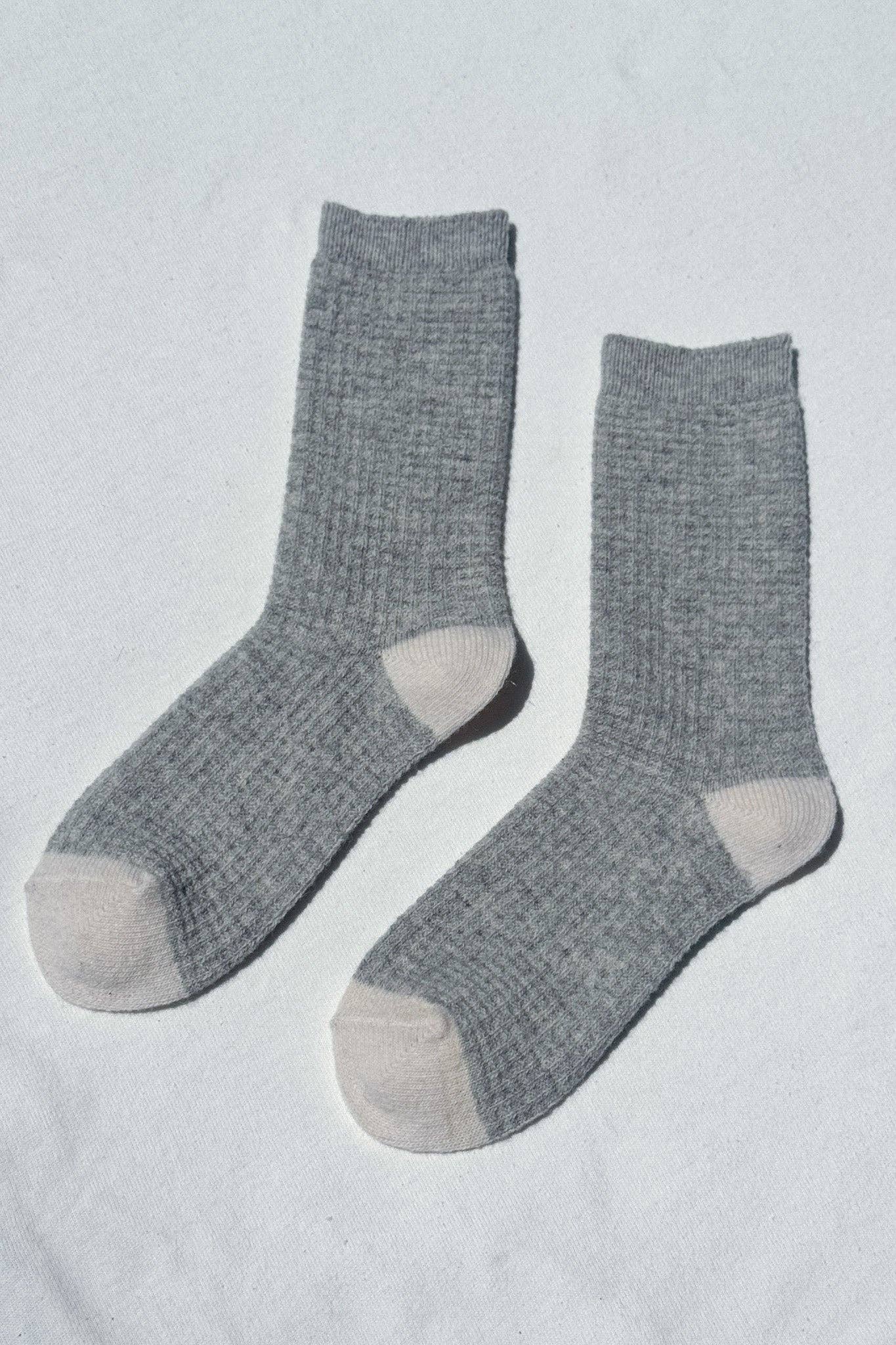 Wool Waffled Socks