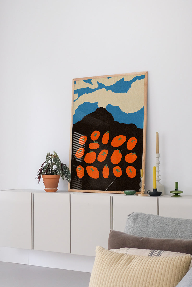 Sweet Tomato Mt Vesuvius Poster