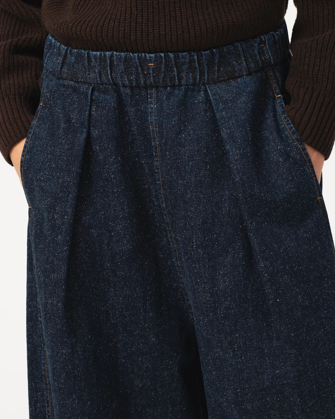 Nirvana Pants Neppy Denim - Indigo