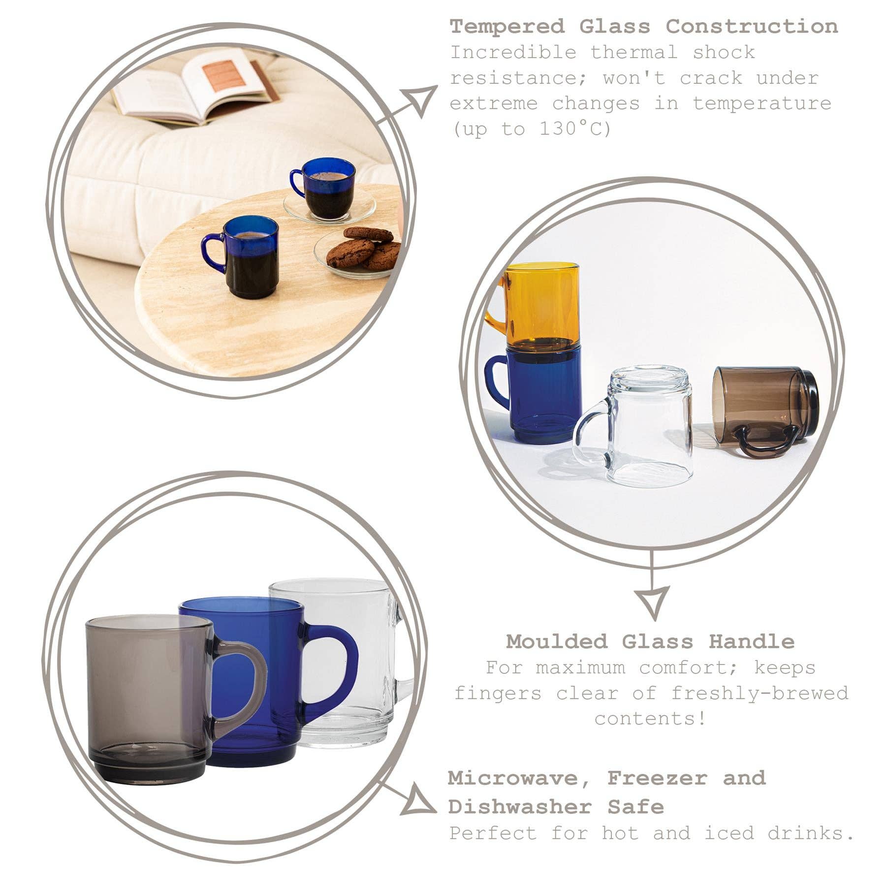 Glass Coffee Mugs