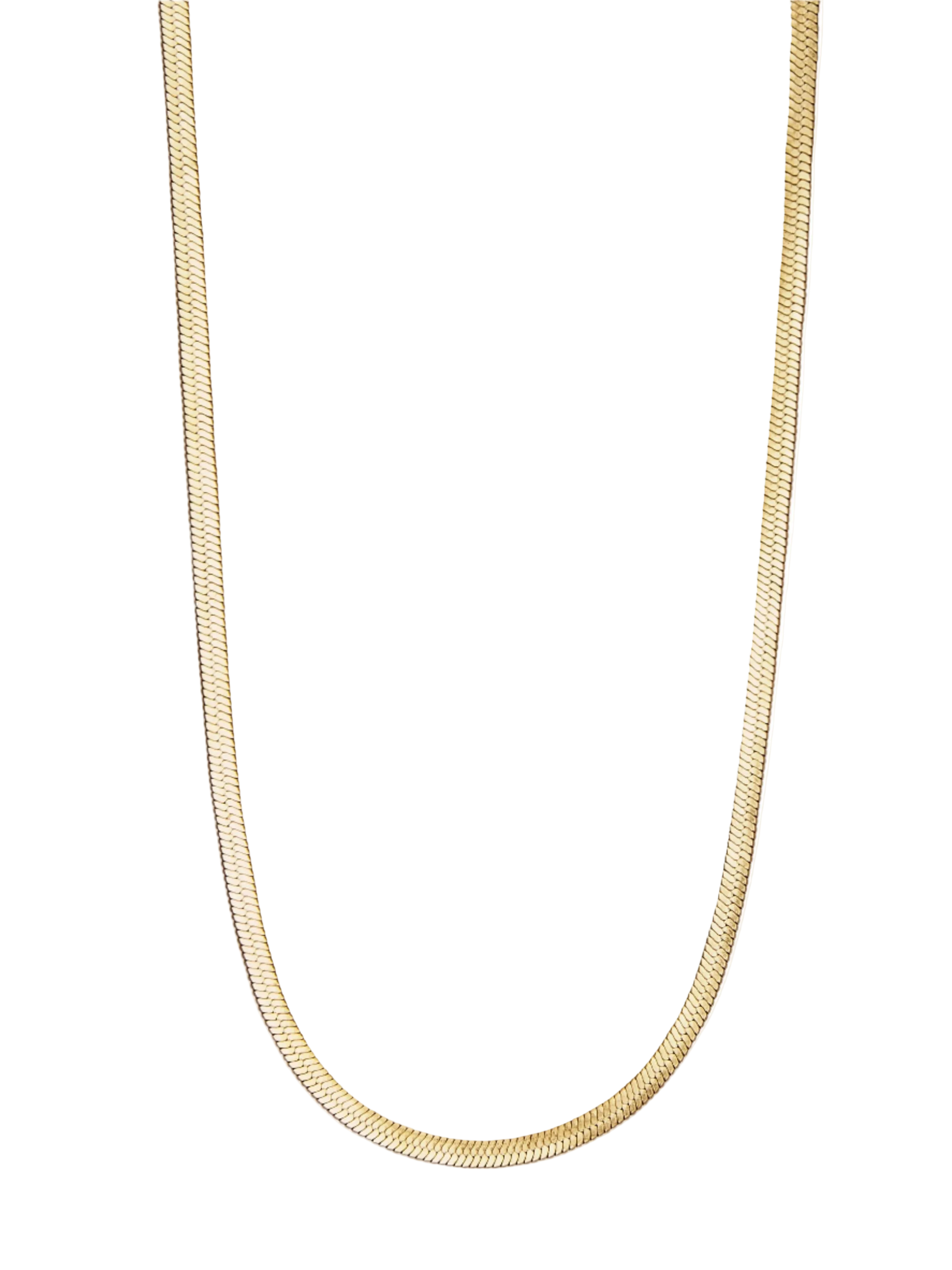 Snake Chain Necklace Gold