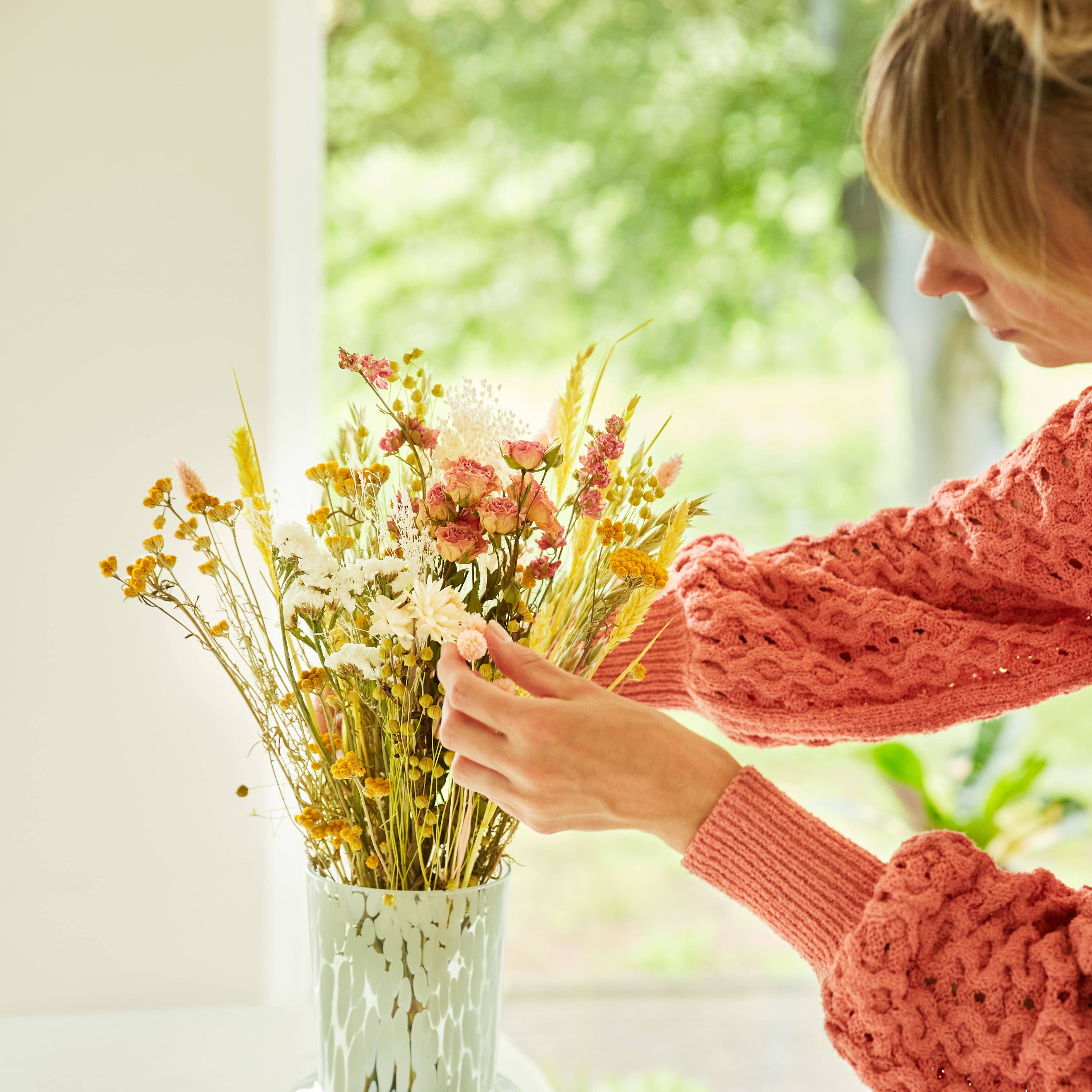 Dried Flowers - Field Bouquet Pink Lemonade