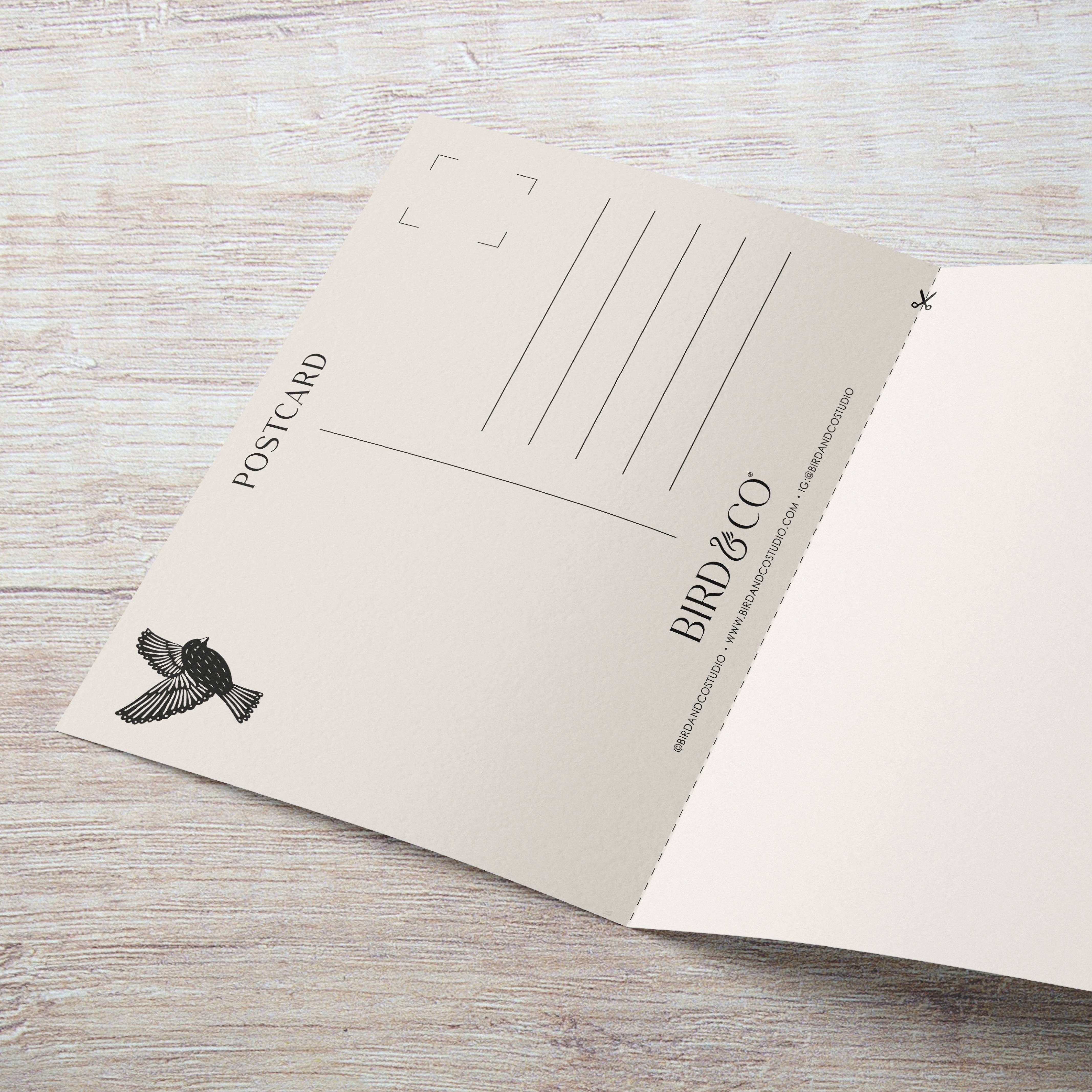 August Gladiolus | Birth Flower Reusable Greeting Card