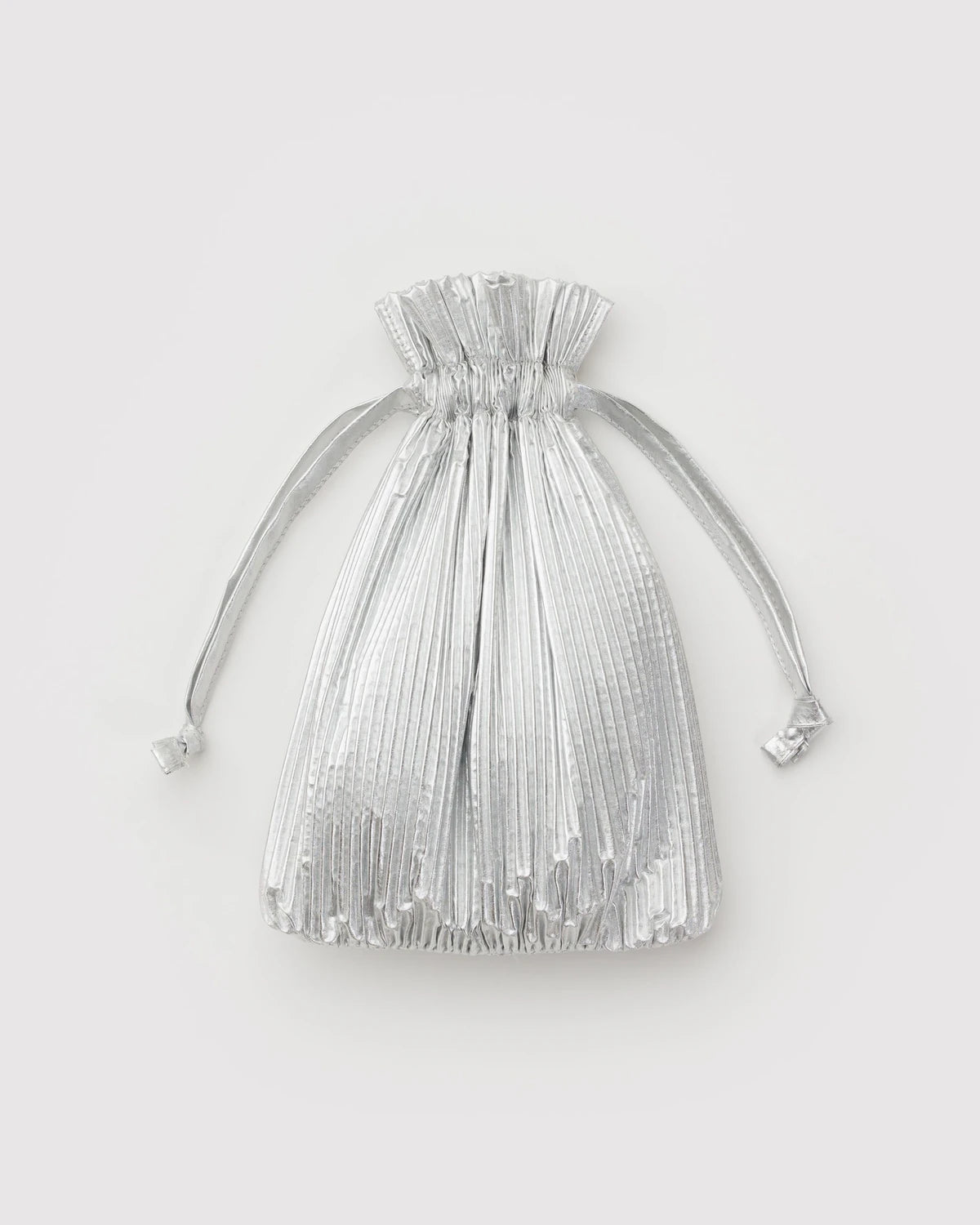 Pleated Baggu - Chrome
