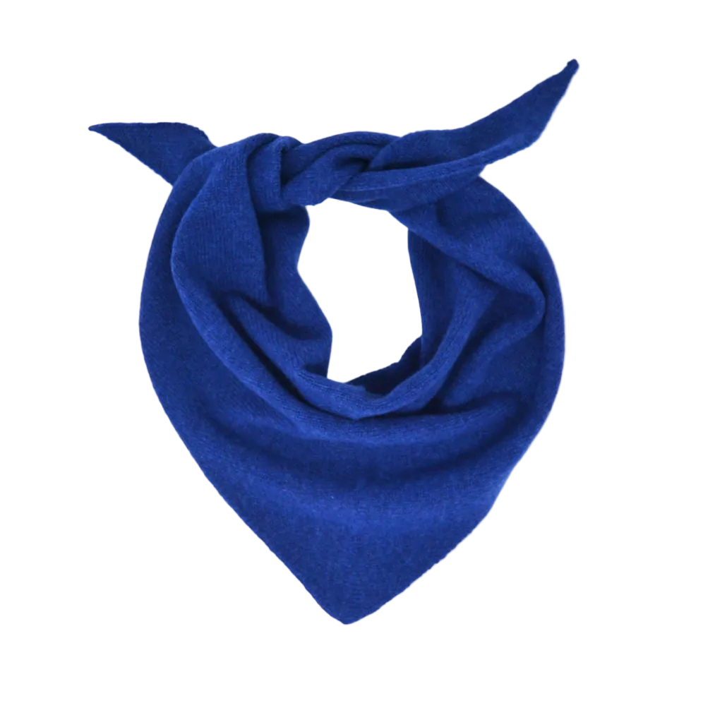 Triangle Neck Scarf - Dark Blue