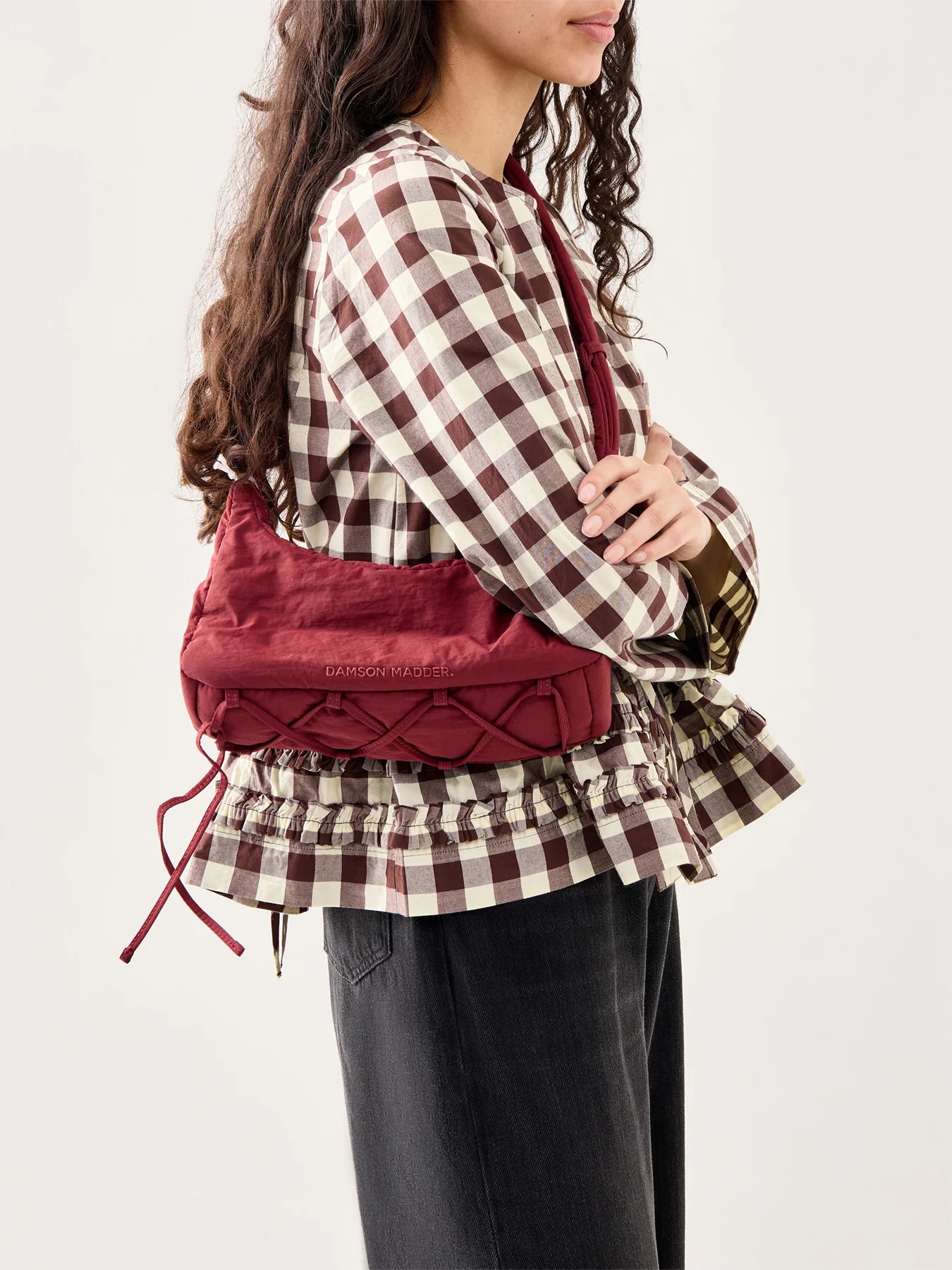 Puffy Saz Bag - Burgundy
