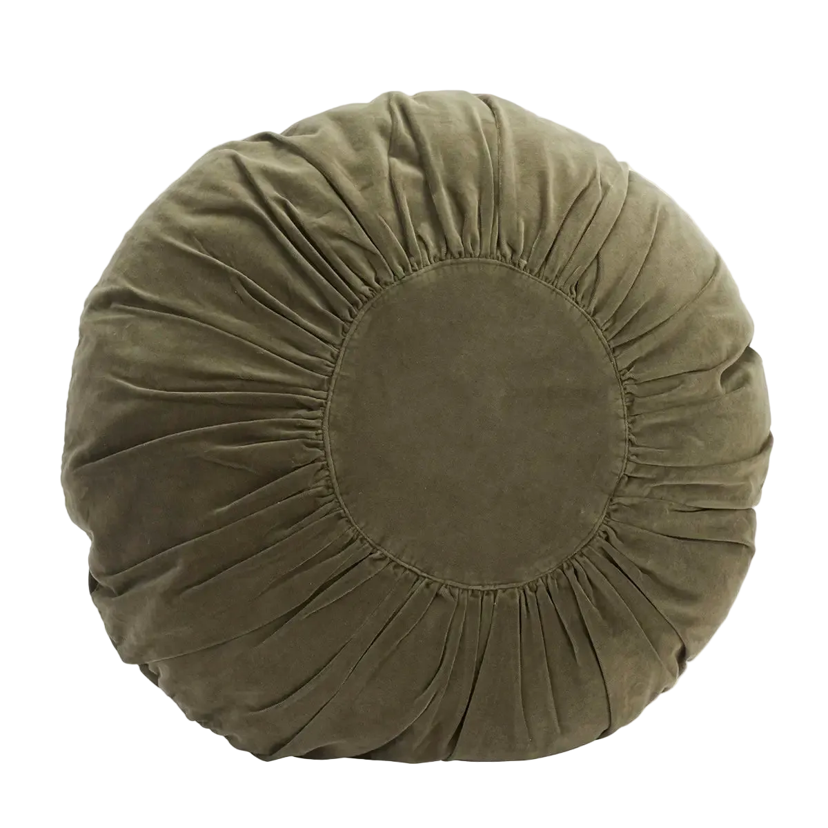 Round Linen Cushion