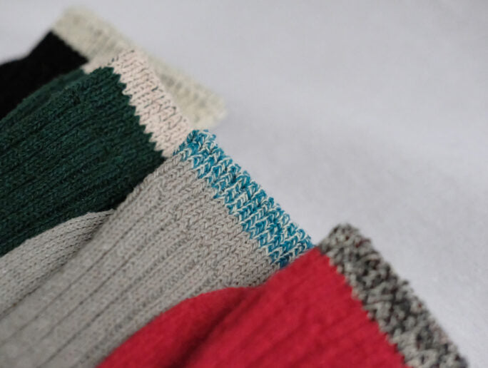 Silk Cotton Socks - Light Grey