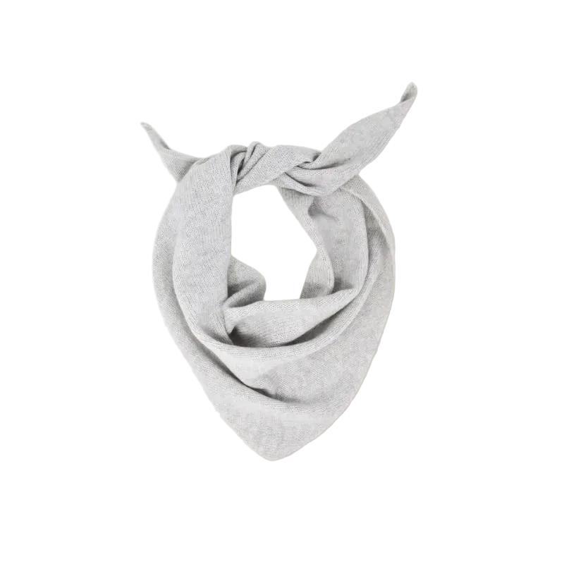 Triangle Neck Scarf - Silver