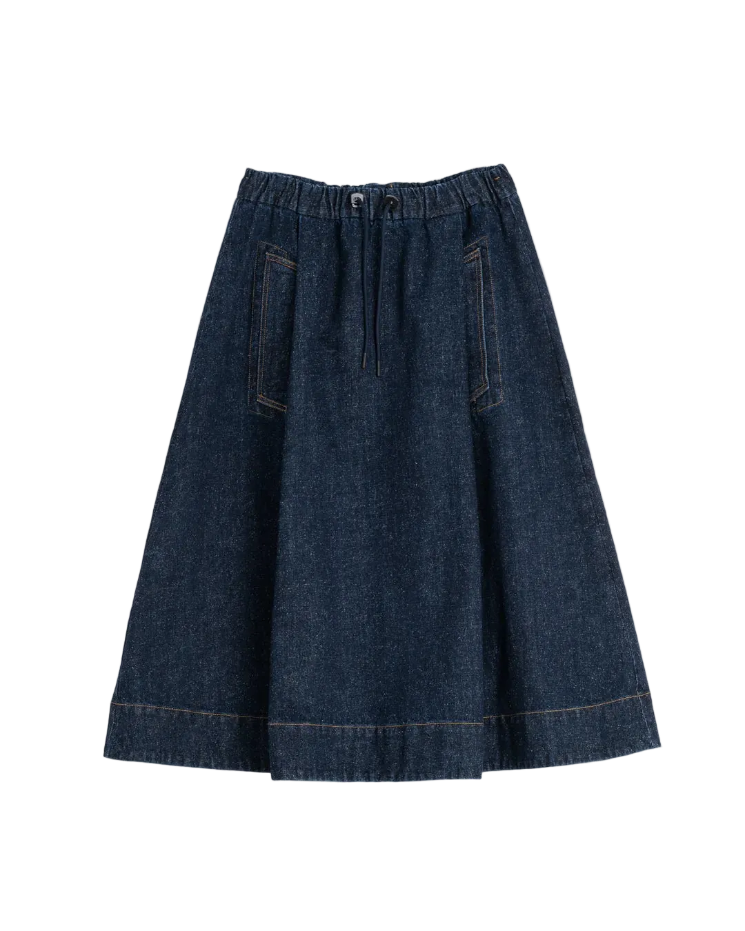 Meadow Skirt Neppy Denim - Indigo