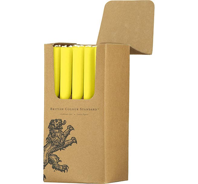 Primrose Yellow Eco Dinner Candle