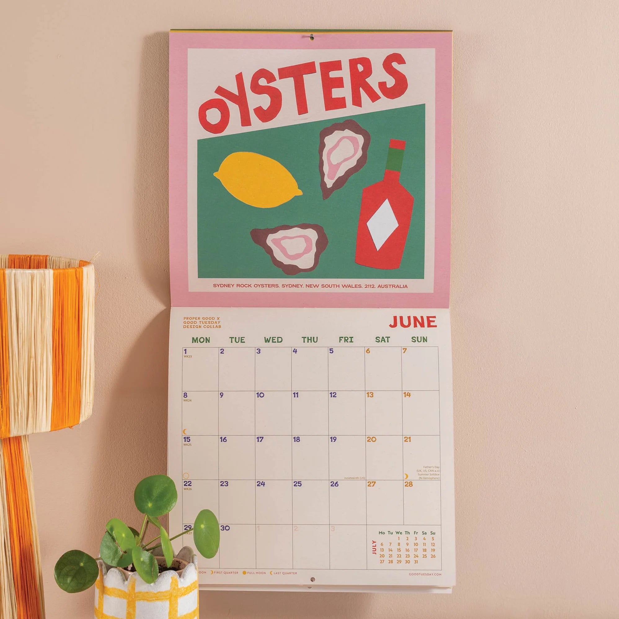 Dishes Around the World Calendar 2026