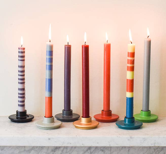 Rust Eco Dinner Candles