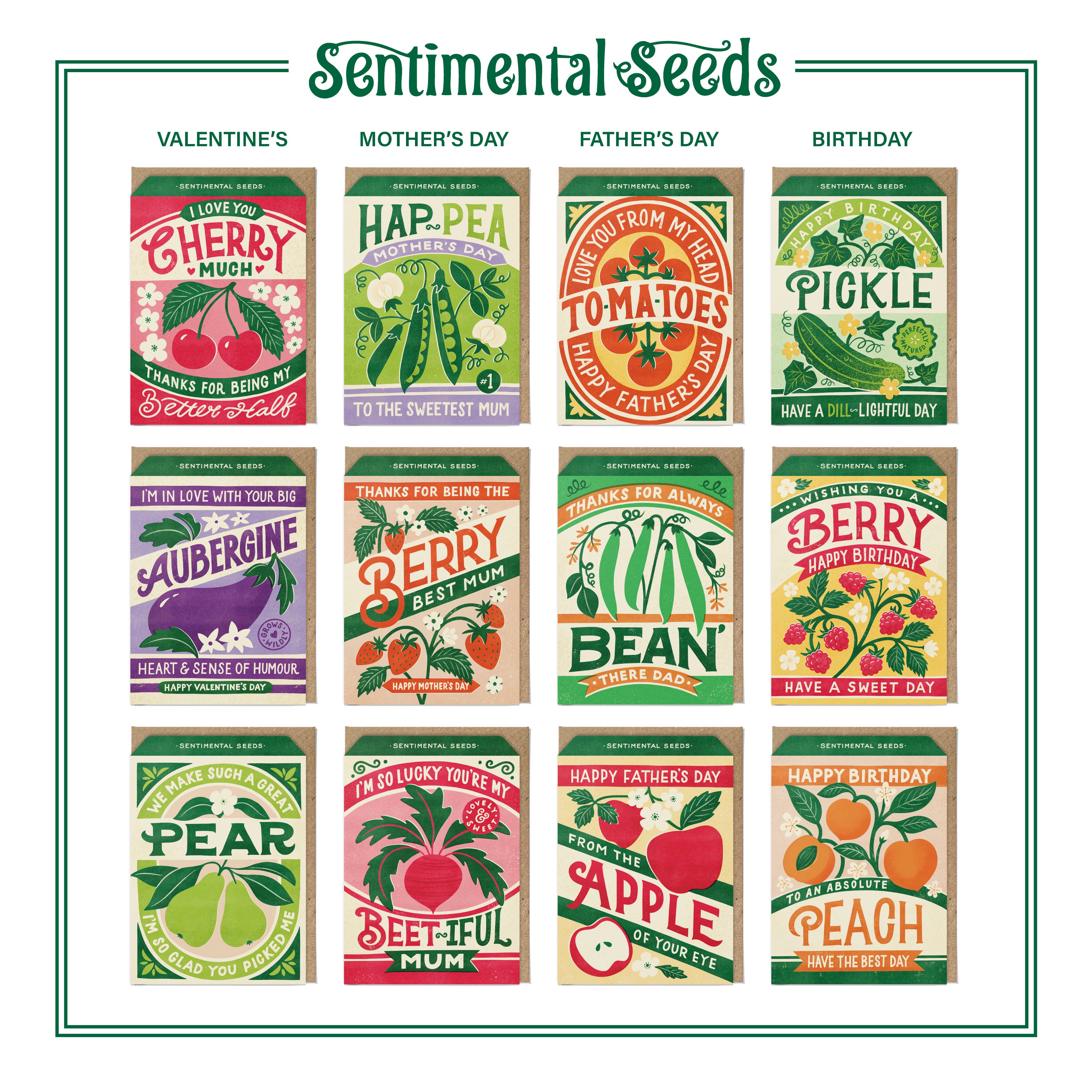 Tomato |  Father's Day Vintage Seed Packet Greeting Card