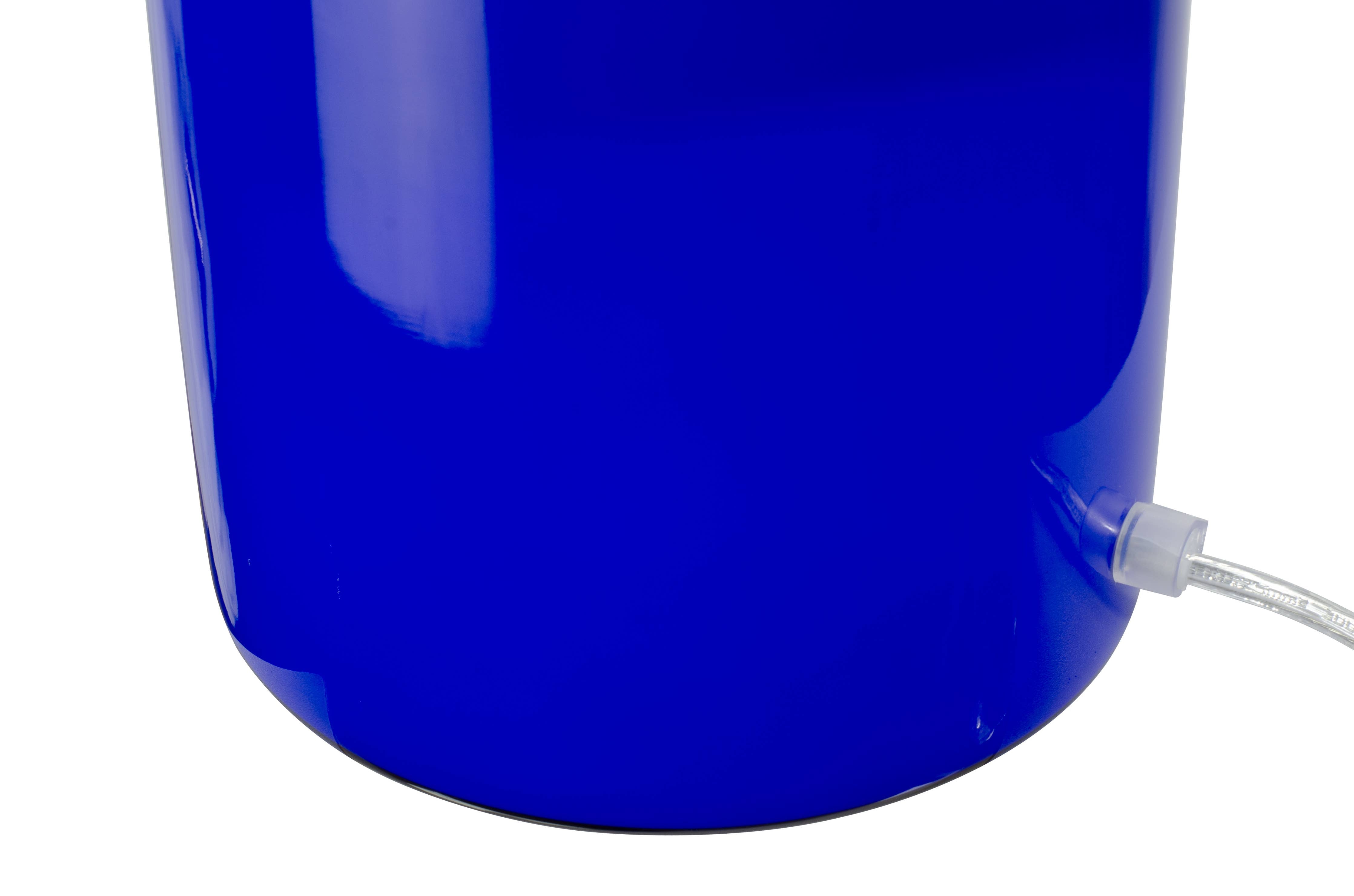 XXL table lamp in colored glass and retro style Foza Maxi