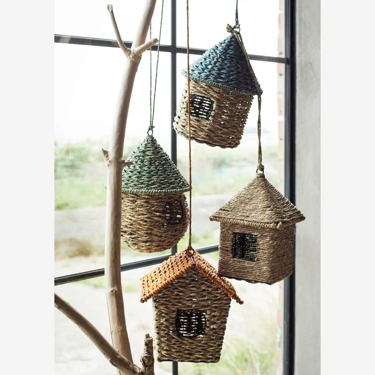 Hanging Bird House - Green