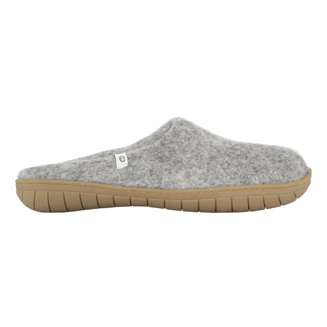 Rubber Sole Slipper - Grey