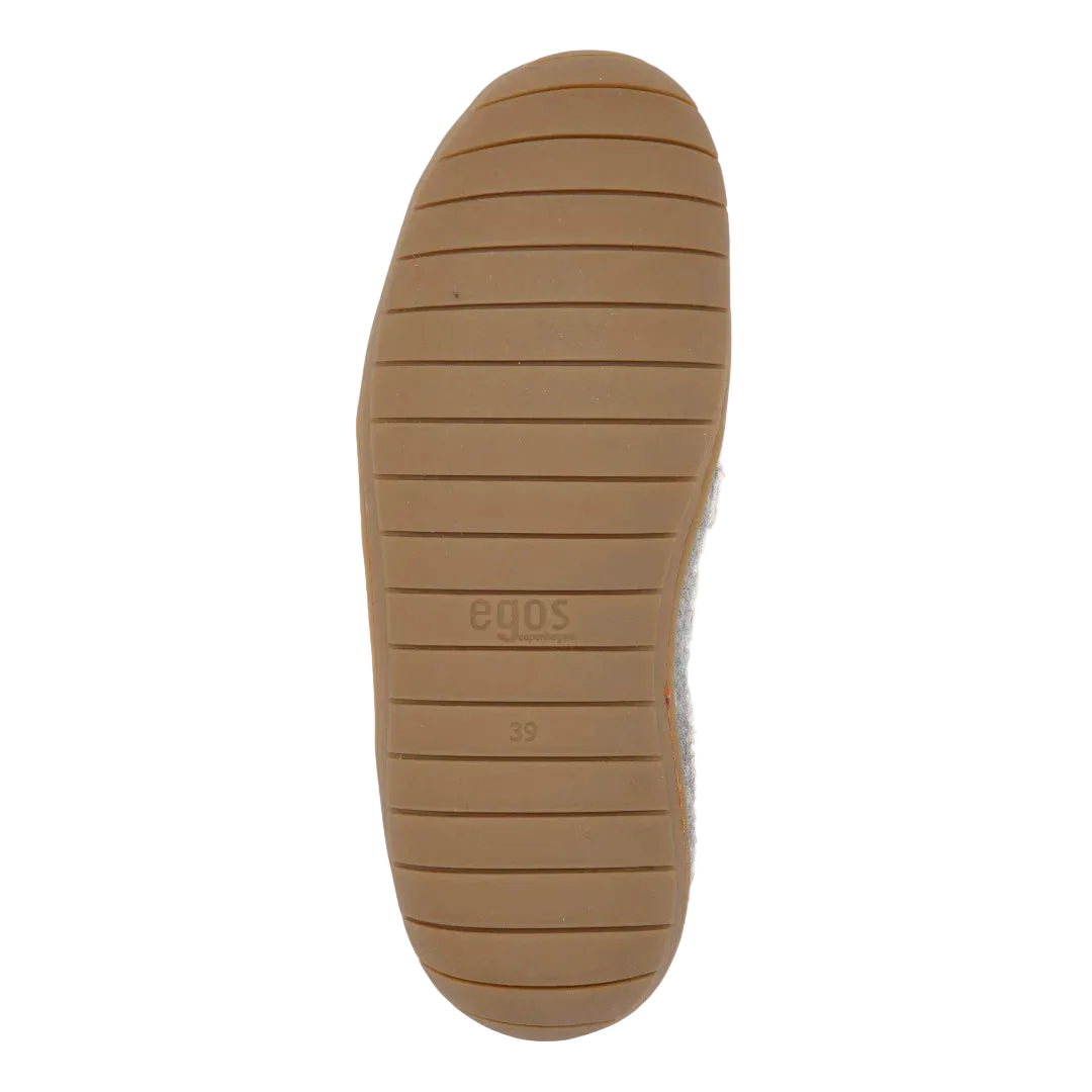 Rubber Sole Slipper - Grey