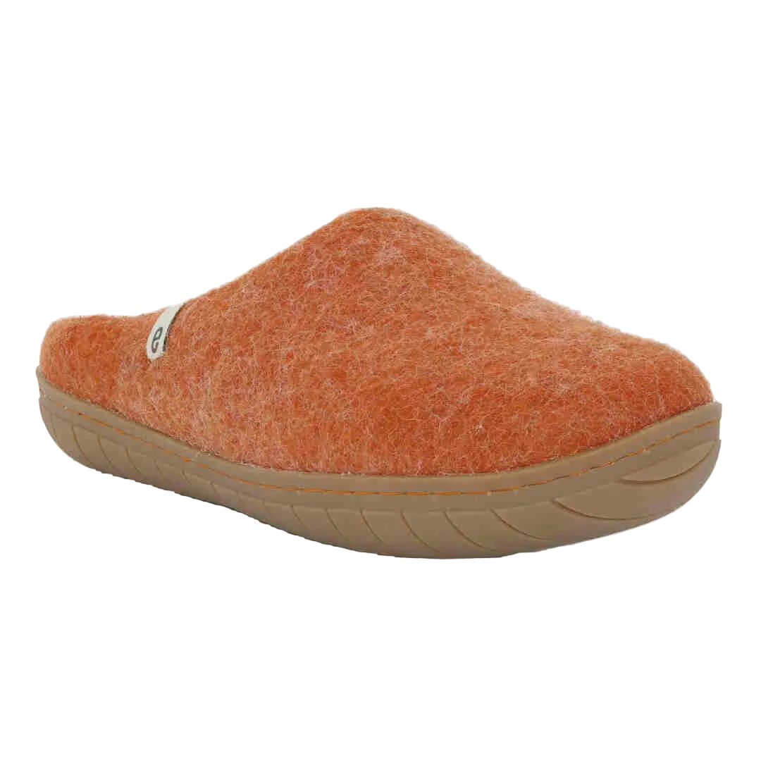 Rubber Sole Slipper - Clay