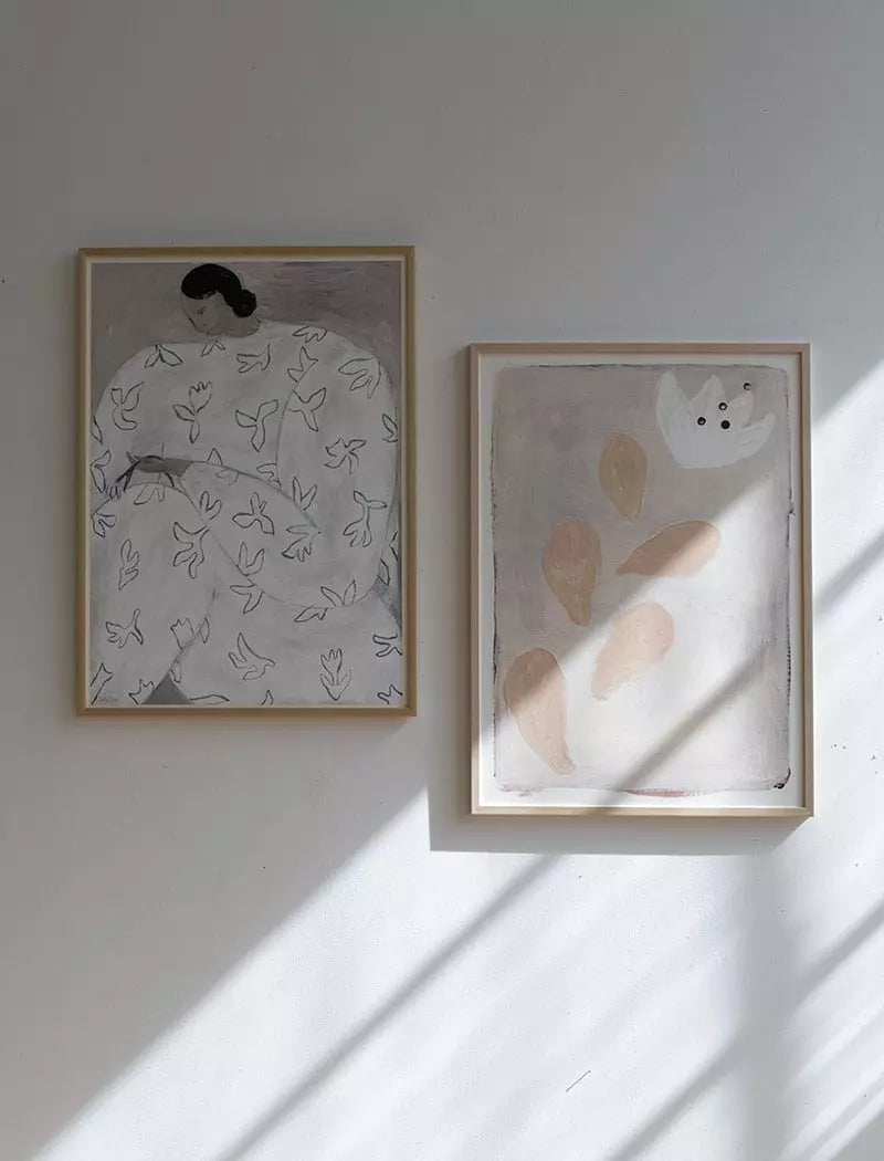 White Flowers Poster