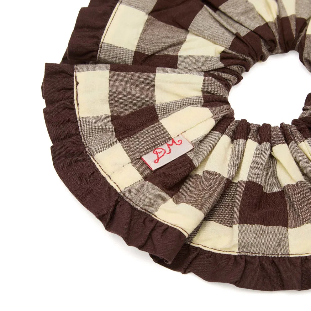Frill Edged Scrunchie - Butter