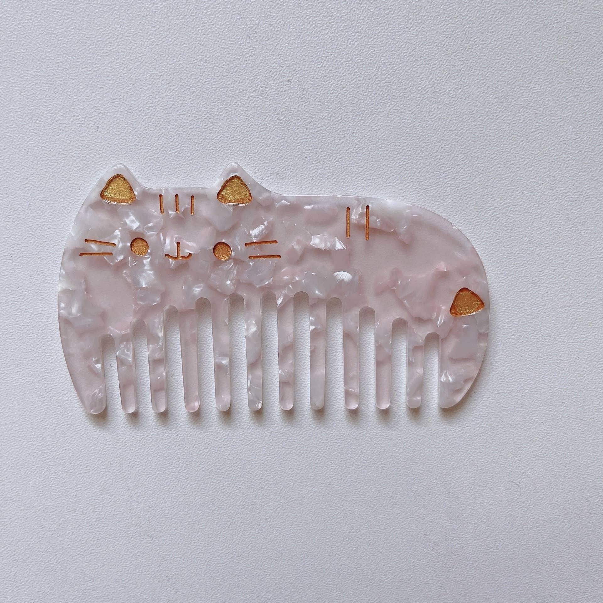 Cute Cat Wide Tooth Comb - Eco-Friendly