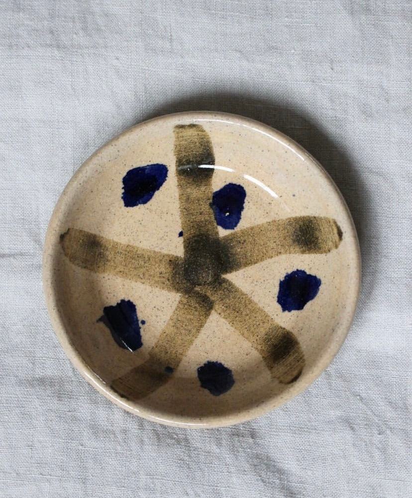 Zosia Star + Dot Ceramic Snack Plate