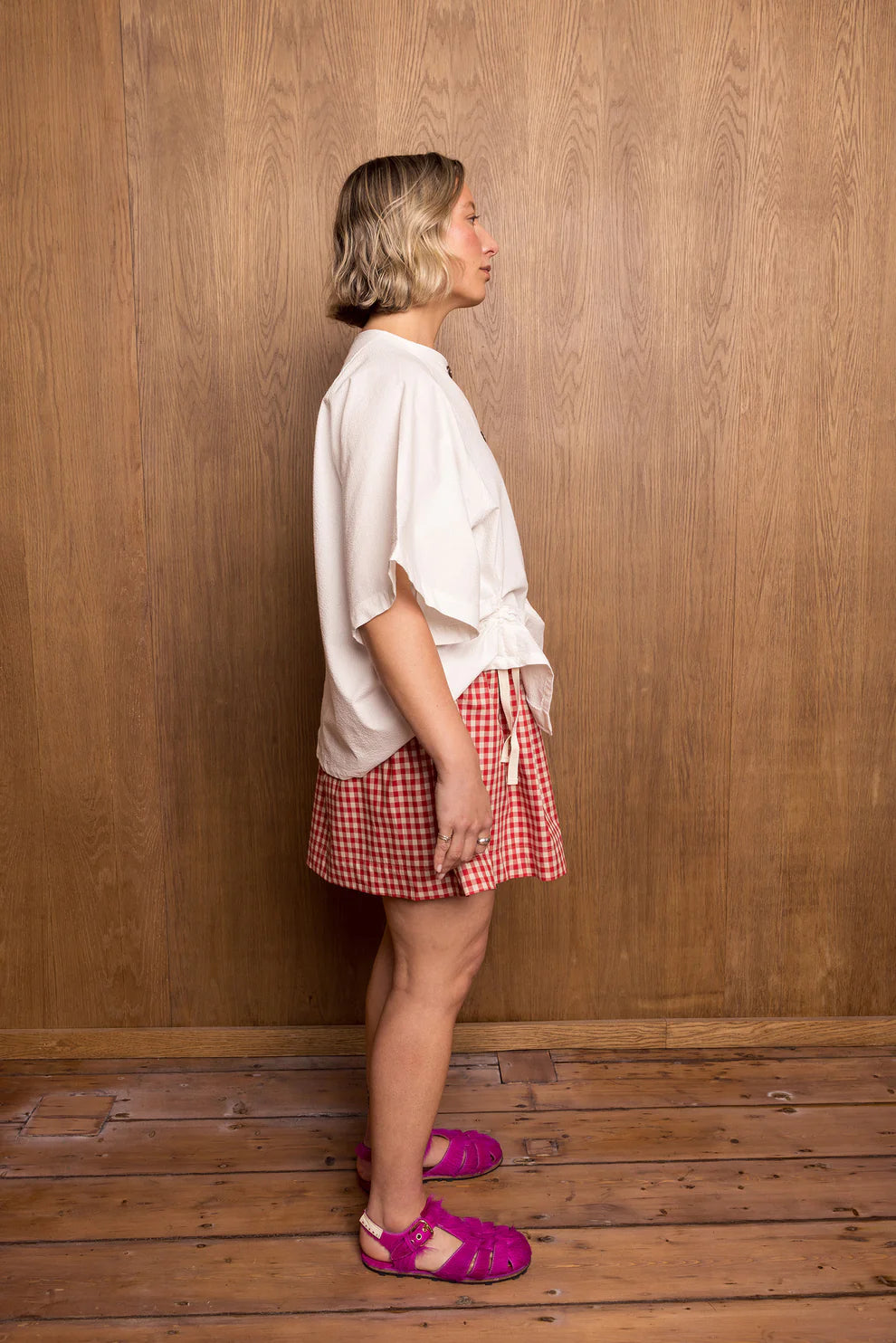 KURO Shorts - Red Gingham
