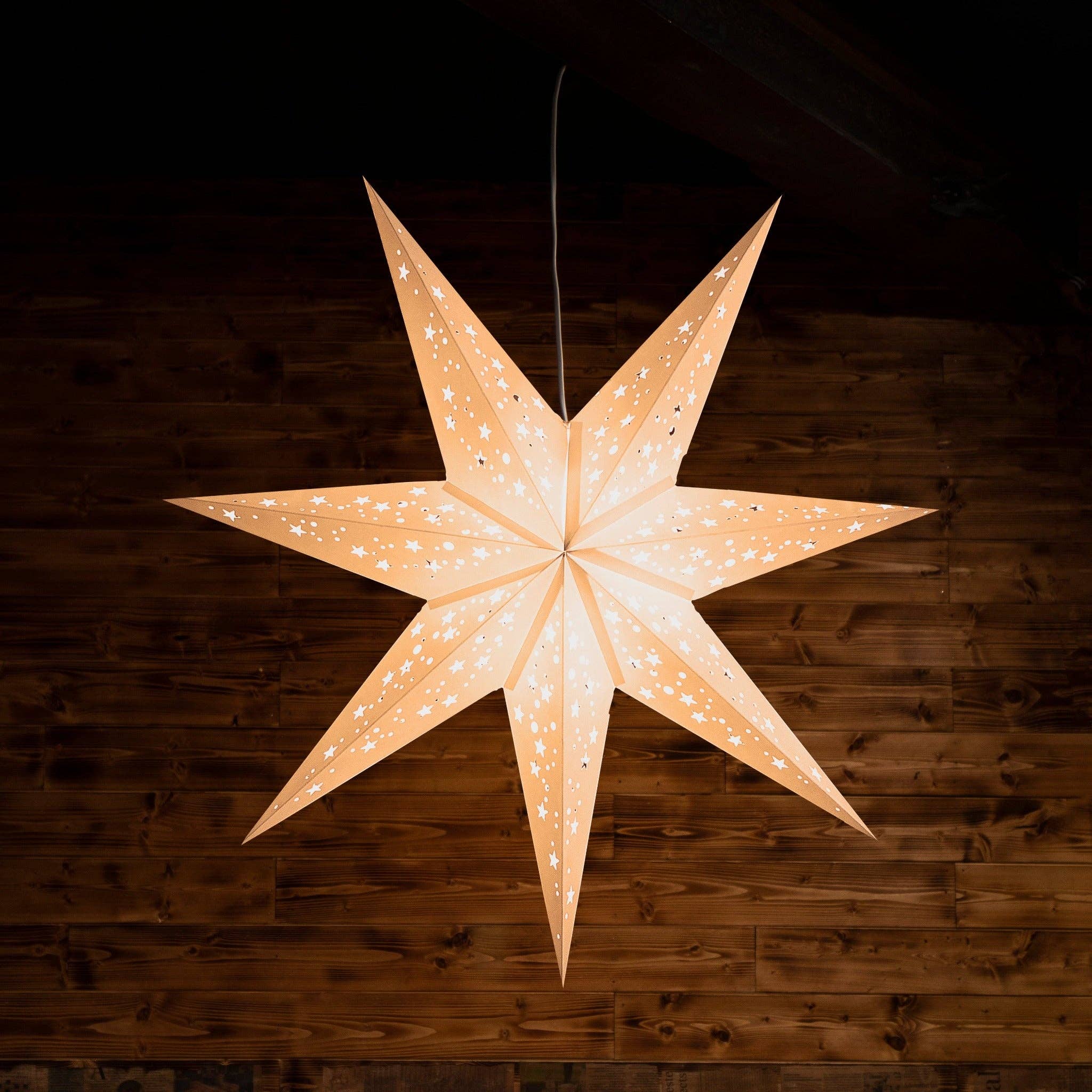 Paper Star Lantern - Venus White