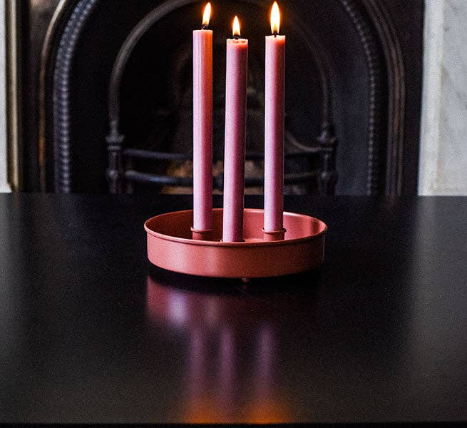 Eco Dinner Candle - Old Rose