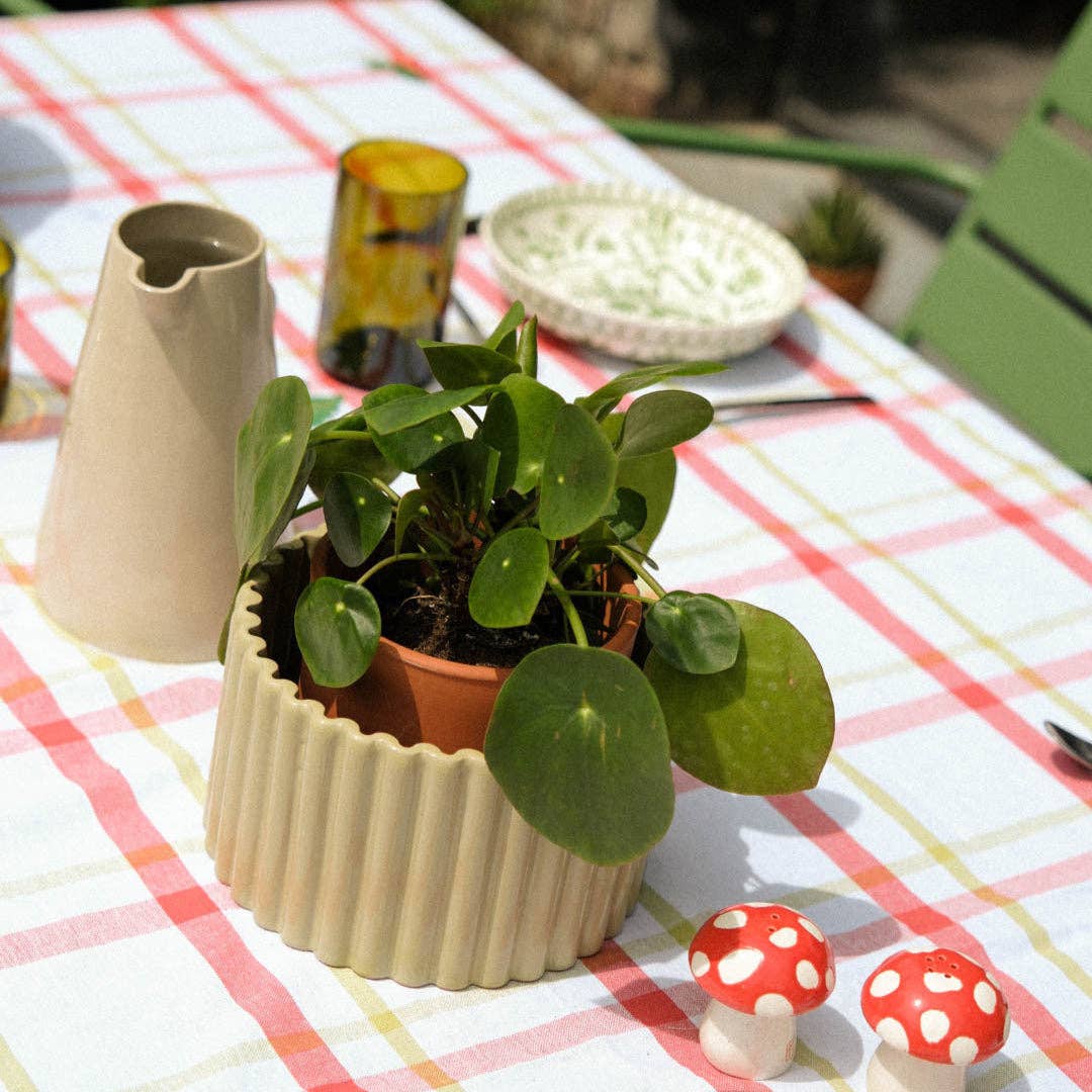 Self-watering pot Paula (M) – sage green
