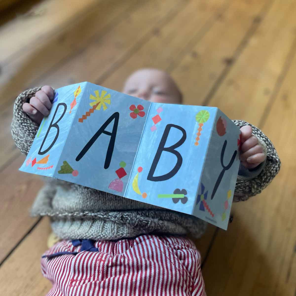 Baby Concertina Greeting Card
