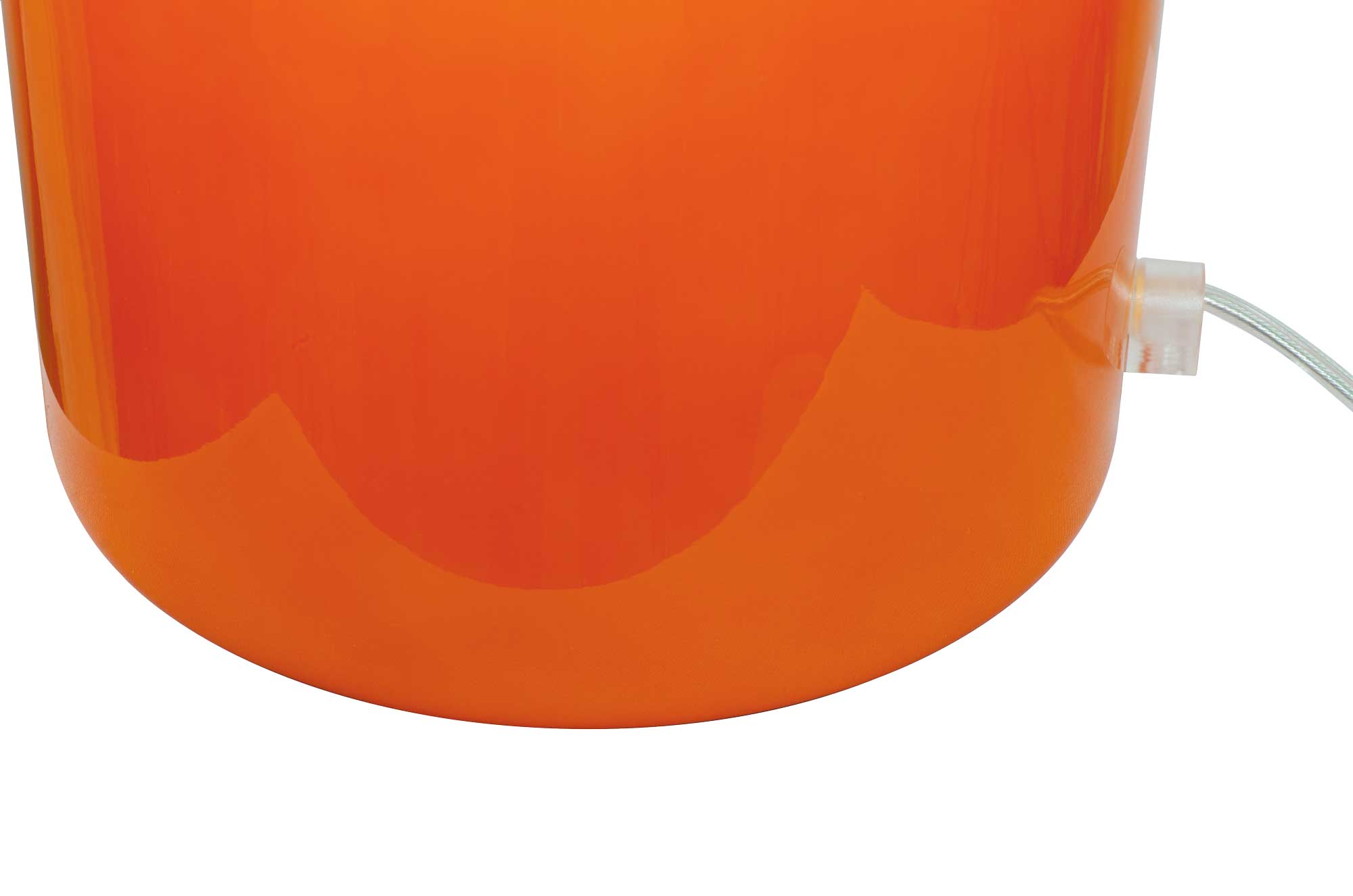 XXL table lamp in colored glass and retro style Foza Maxi