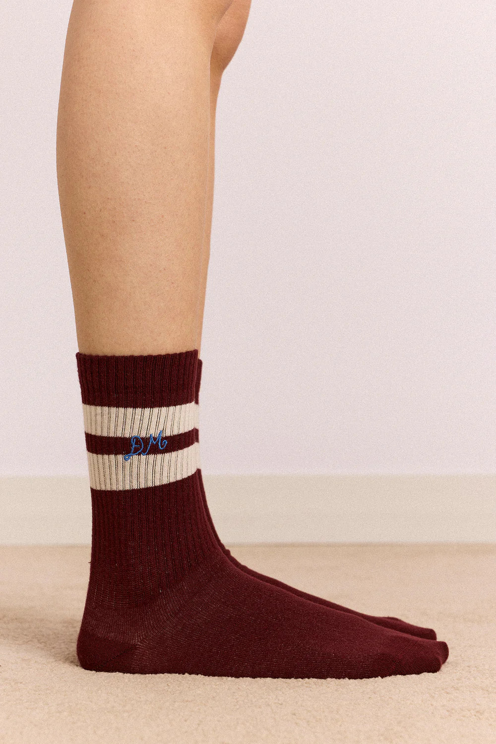 Damson Madder - Sporty Calf Sock