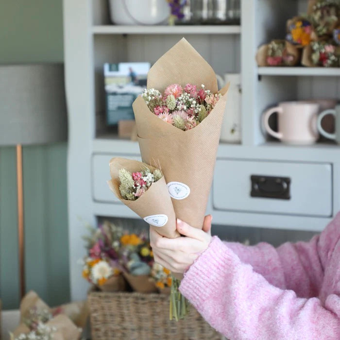 Dried Pink Bouquet