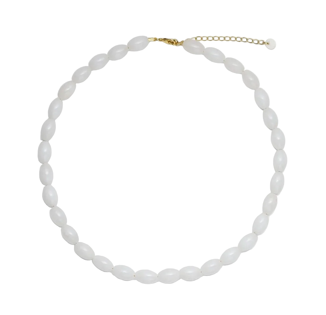 Noelle White Quartz Necklace