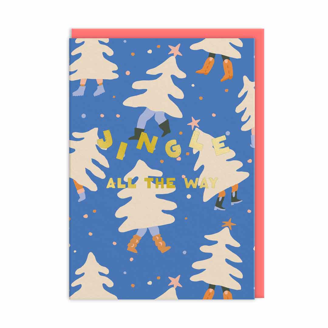 Dancing Christmas Tree Card Set