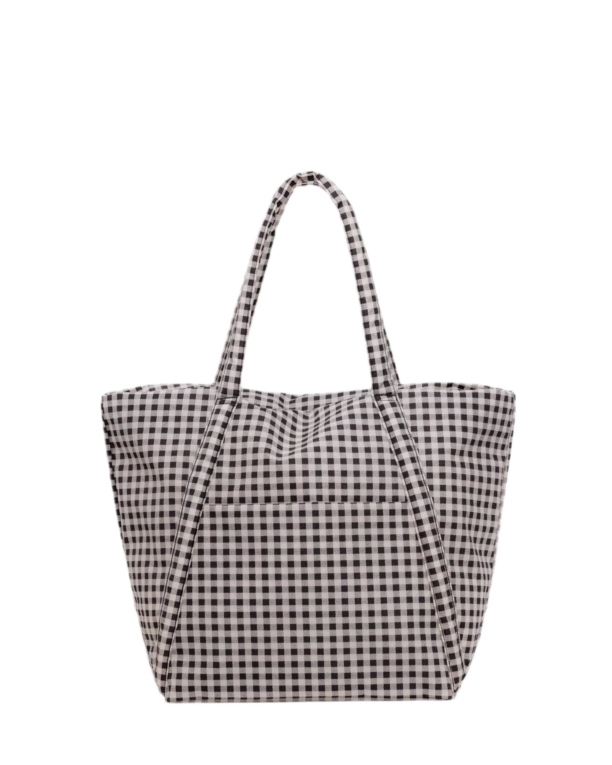 Cloud Bag - Black & White Gingham