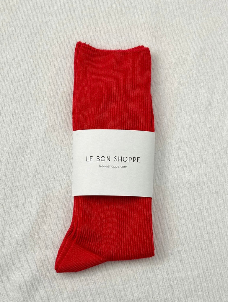 Trouser Socks - Lipstick Red