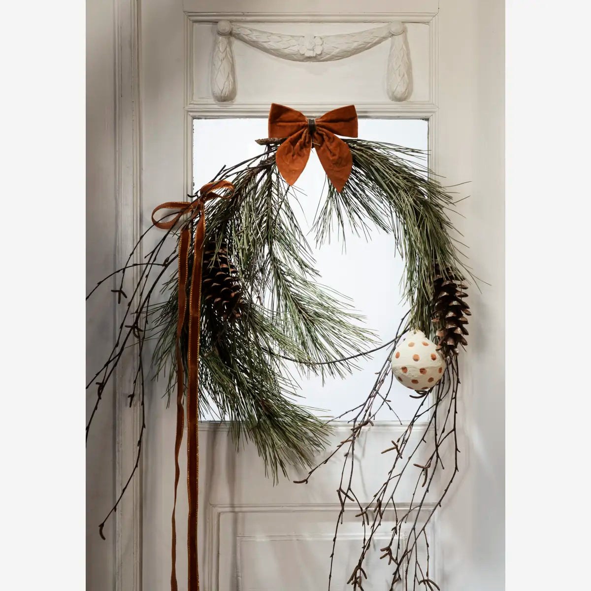 Velvet ribbons w/ glitter