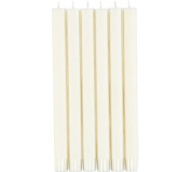 Pearl White Eco Dinner Candle
