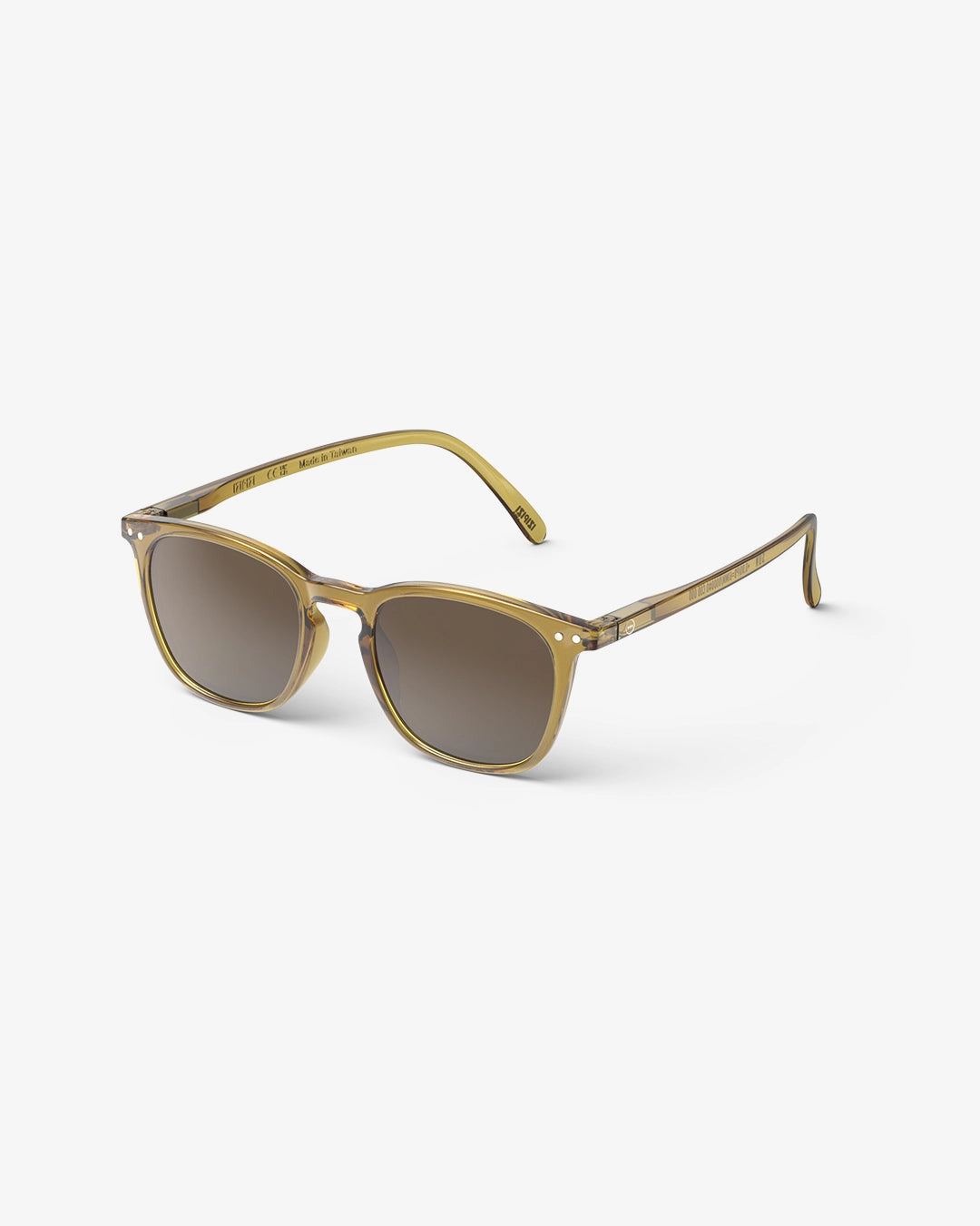 #E Golden Green Sunglasses