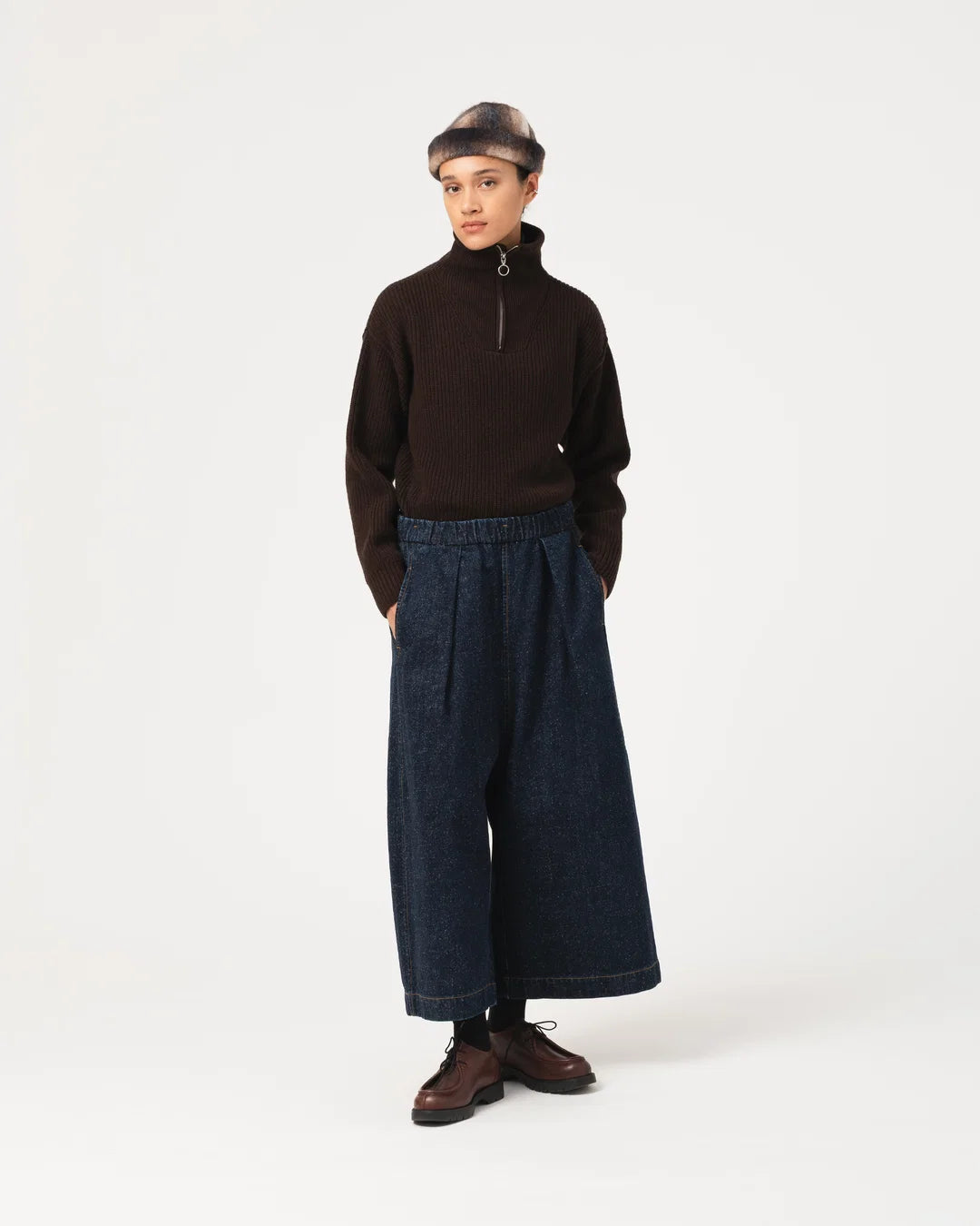 Nirvana Pants Neppy Denim - Indigo
