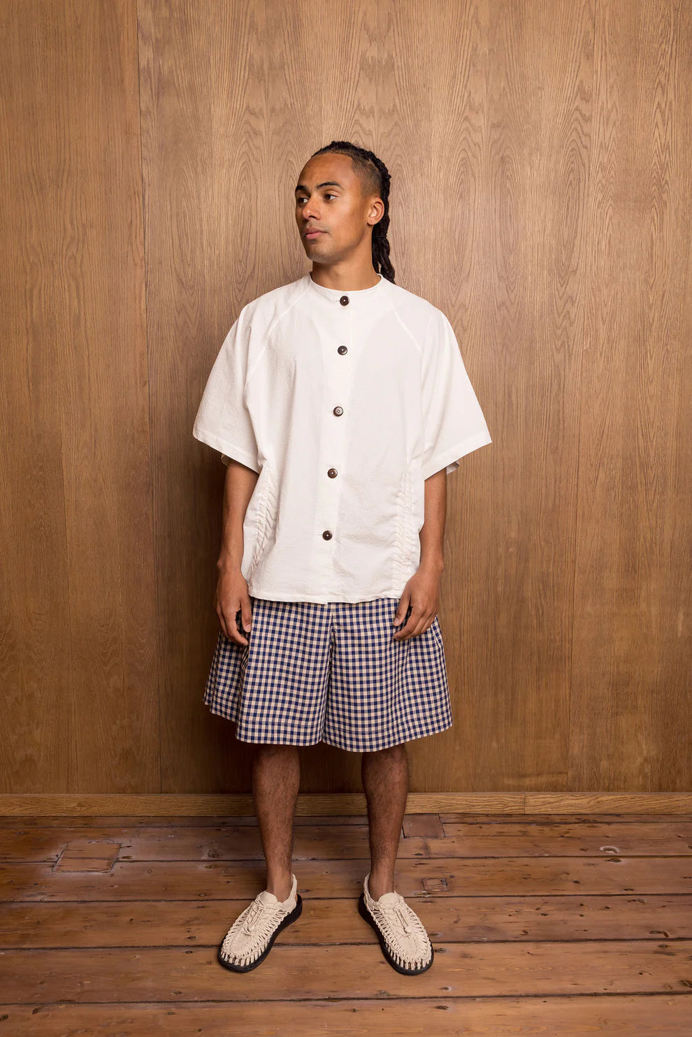 KURO Shorts - Blue Gingham