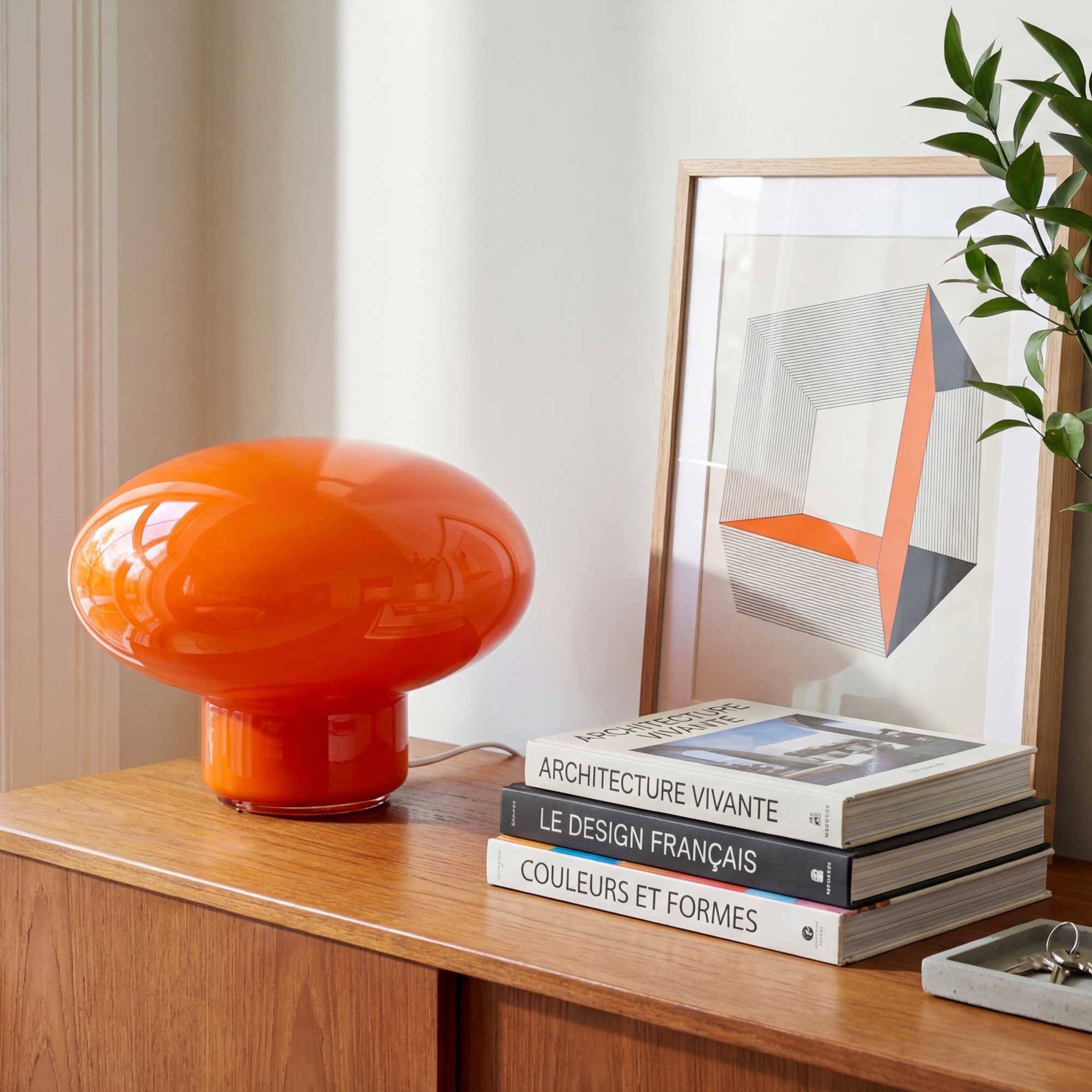 XXL Ovalie Coloured Glass Lamp