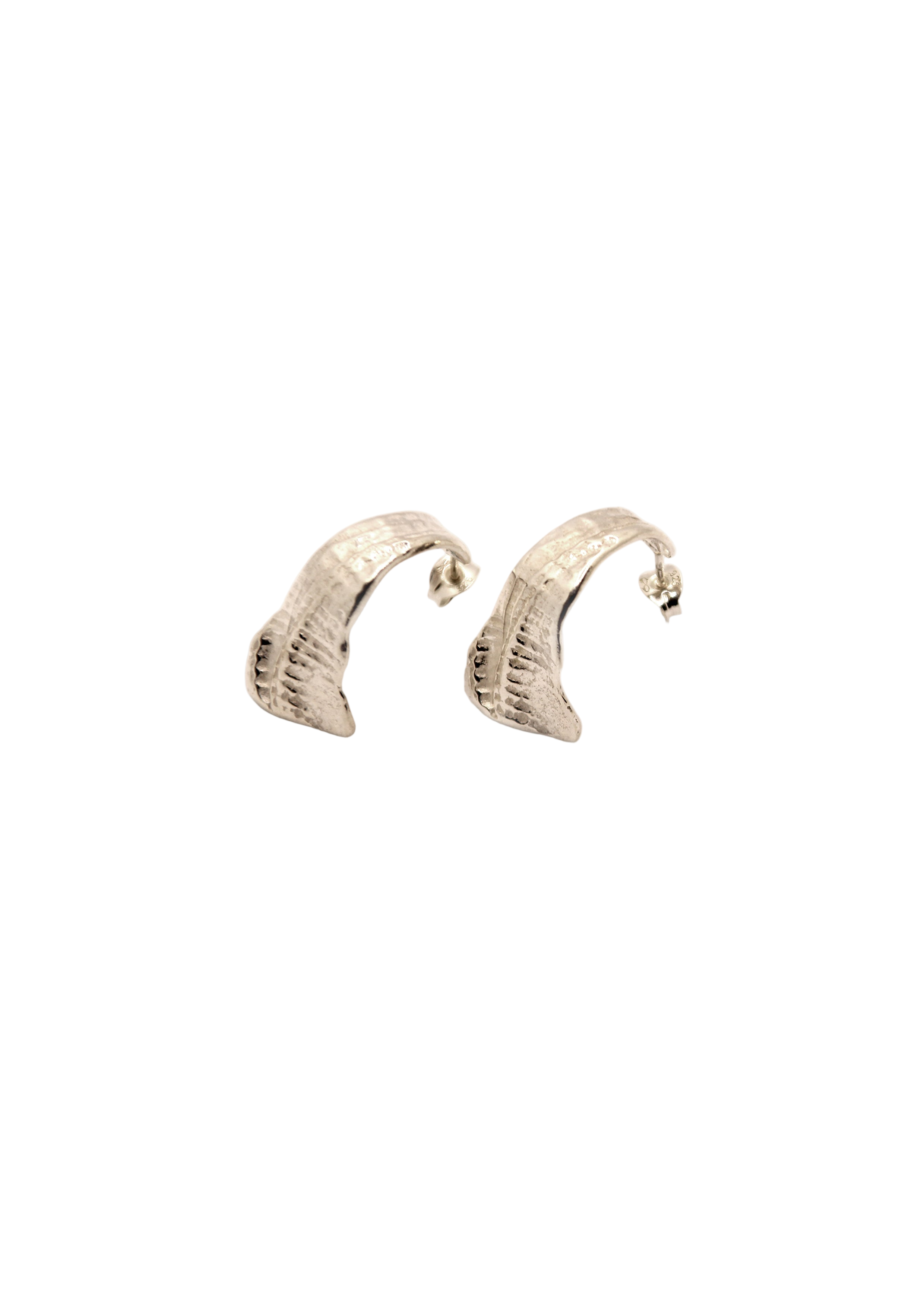 Shell texture earrings