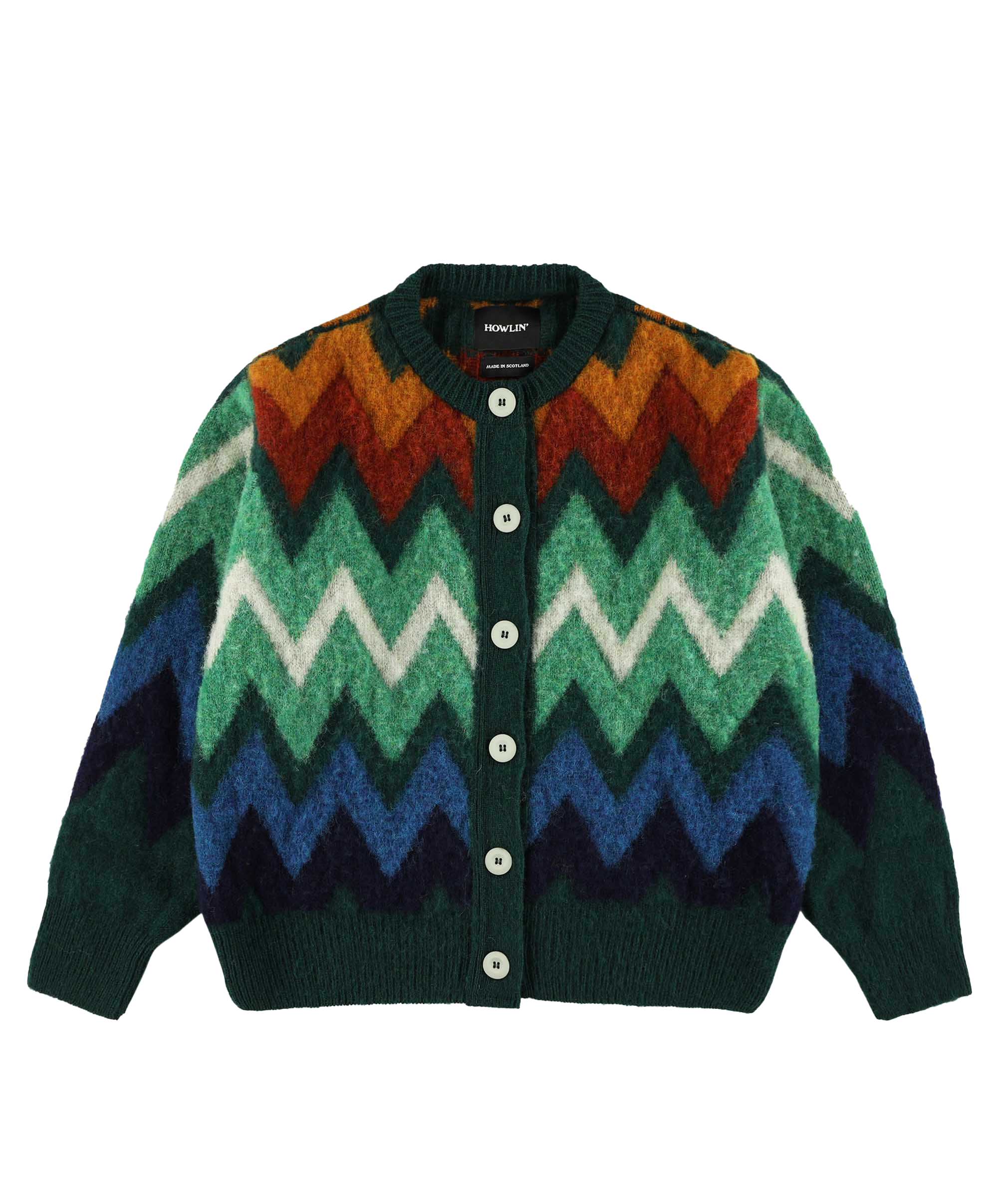 Frozen Laughter Cardigan - Forest